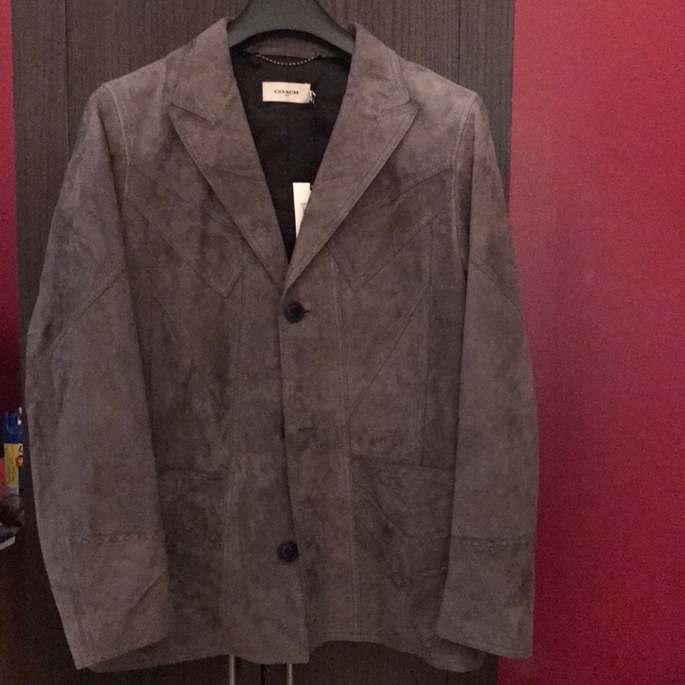 Suede Coach Blazer